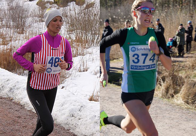 Meraf Bahta och Charlotta Fougberg