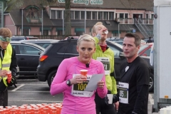 Nicole Pelin efter målgång